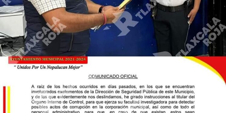 Llega nuevo director de seguridad pública a Nopalucan; es ex director de Xaloztoc y en noviembre fue acusado de golpear a su menor pareja