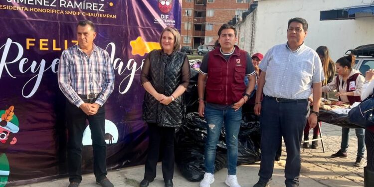 EL SMDIF CONCLUYE LA ENTREGA DE JUGUETES EN EL MUNICIPIO DE CHIAUTEMPAN