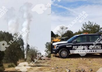 Localizan y desfogan toma clandestina en La Venta, Calpulalpan