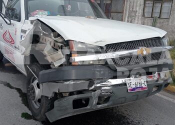 Choca pipa de gas contra poste en Teolocholco