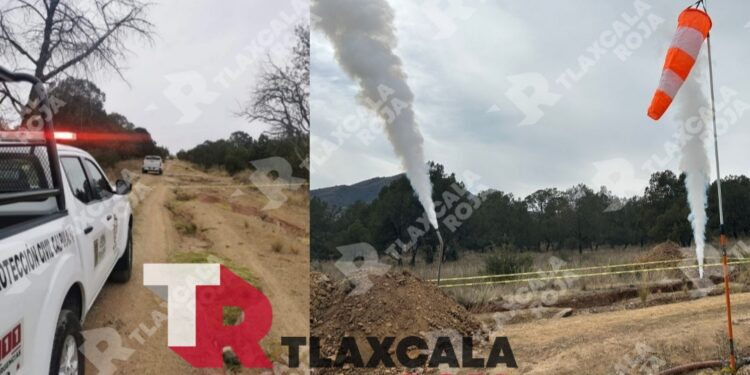 Continúa desfogue  de toma clandestina en Calpulalpan