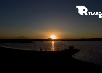 Atardecer en la laguna de #Atlangatepec