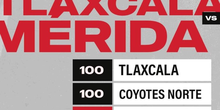 Coyotes se medirá ante Mérida  líder del torneo