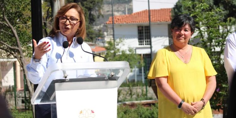La presidenta municipal de Tlaxcala, asistió este sábado al inicio de actividades del Espacio Lúdico Ambiental  » La Ribereña » en la capital del estado