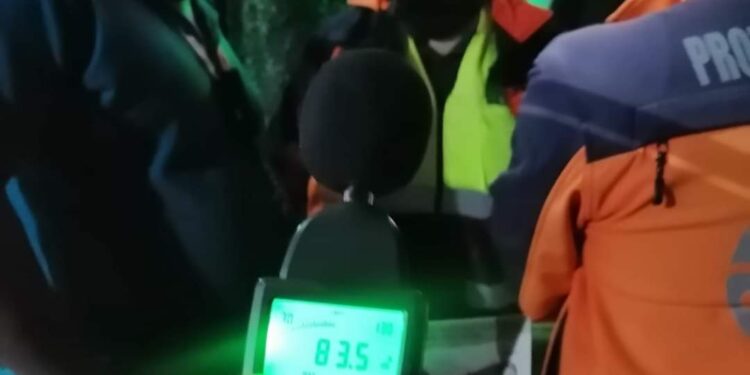 Realizan operativo para prevenir contaminación auditiva