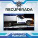 RECUPERA POLICÍA DE HUAMANTLA CAMIONETA ROBADA HORAS ANTES