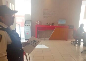 DESPLIEGA POLICÍA DE HUAMANTLA OPERATIVO DE BÚSQUEDA TRAS ASALTO EN SUCURSAL BANCARIA