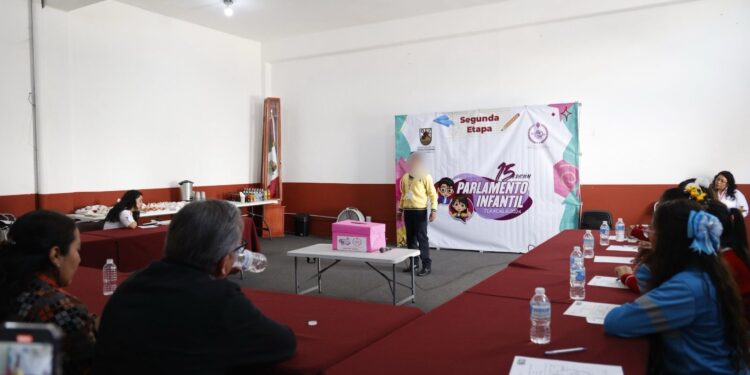 CHIAUTEMPAN SEDE DE LA SEGUNDA ETAPA DE LA 15 EDICIÓN DEL PARLAMENTO INFANTIL