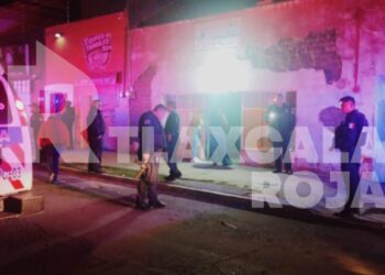 «Balacean» vivienda de Apizaco y una mujer pierde la vida por disparo en la cabeza