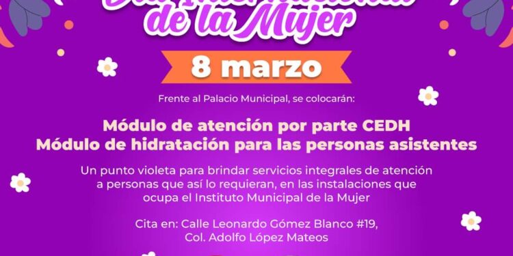 Ayuntamiento de Tlaxcala implementará acciones a favor de mujeres en el 8M