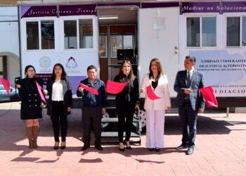 Promueve Poder Judicial, Justicia Alternativa en Contla: instalan el CEJAMÓVIL