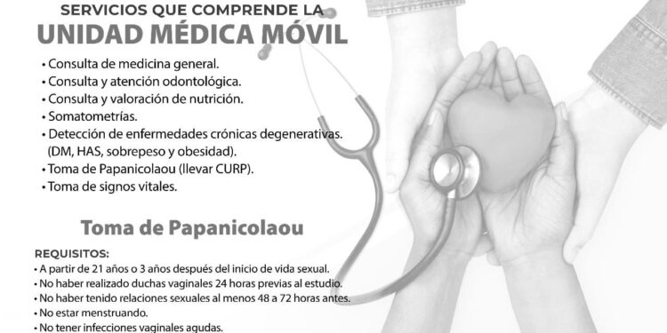 LA UNIDAD MÉDICA MÓVIL VISITARÁ LA COMUNIDAD DE SAN RAFAEL TEPATLAXCO EN CHIAUTEMPAN