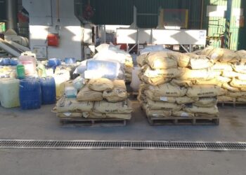 FGR DESTRUYE SEIS TONELADAS Y MEDIA DE PRECURSORES QUÍMICOS ASEGURADOS EN TLAXCALA