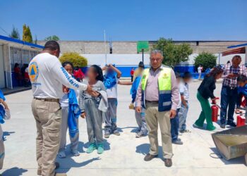 PROTECCIÓN CIVIL DEL AYUNTAMIENTO DE CHIAUTEMPAN CAPACITA A ALUMNOS DE LA PRIMARIA JOSÉ MARÍA MORELOS Y PAVÓN