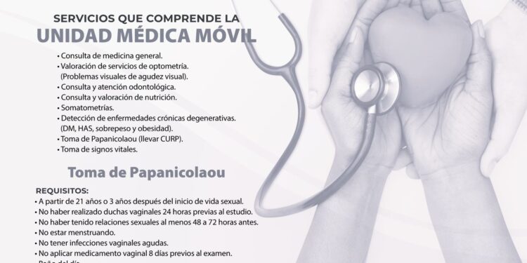 LA UNIDAD MÉDICA MÓVIL VISITARÁ LA COMUNIDAD DE SAN BARTOLOMÉ CUAHUIXMATLAC EN CHIAUTEMPAN