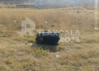 ¡Se desata el terror en Tlaxcala! Enmaletado hallan el cuerpo a una persona en lote baldío de San Pablo del Monte
