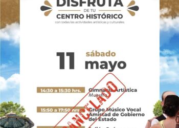 El sábado cancelan fin de semana artísticos y culturales en la capital