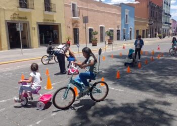 Área lúdica y vial, atractivo en fines de semana en Tlaxcala Capital