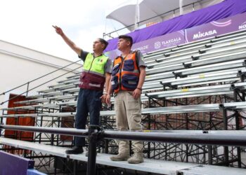 Verifica Protección Civil Municipal, instalaciones para clasificatorio de Voleibol de Playa