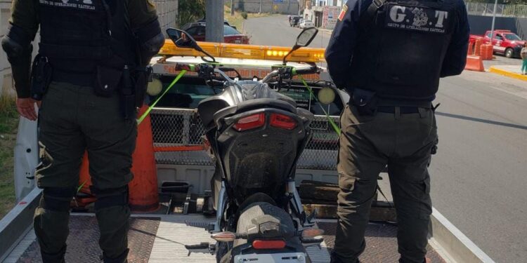 Recupera GOT de la Policía de Chiautempan motocicleta con reporte de robo