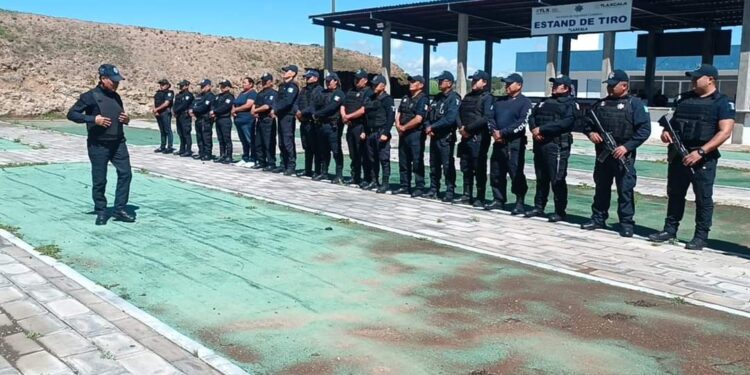 Policías capitalinos de Tlaxcala se mantienen en procesos de capacitación y actualización