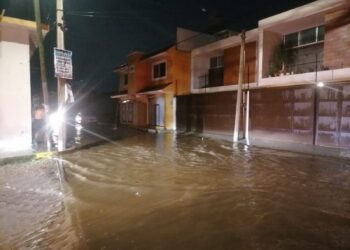 Activan en Tlaxcala Capital protocolos de seguridad y protección civil por intensa lluvia