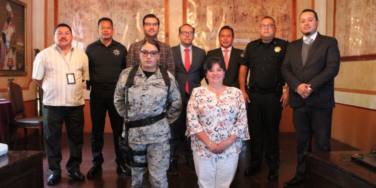 Realizan en Tlaxcala Capital, sesión de consejo municipal de Seguridad
