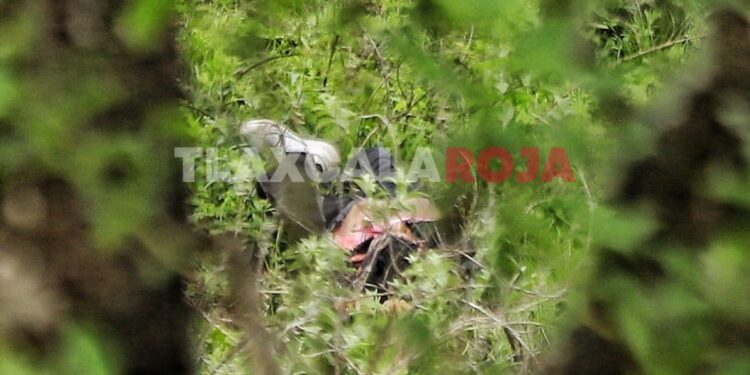 Con disparo de arma de fuego localizan a masculino en terrenos de labor de Tetla