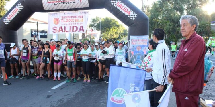 De manera exitosa se lleva a cabo carrera atlética Towerruning en Tlaxcala Capital