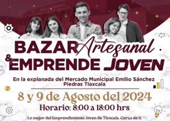 El Ayuntamiento de Tlaxcala invita al público al «Bazar Artesanal y Emprende joven»