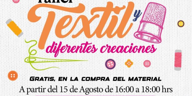 Ayuntamiento de Tlaxcala invita a  participar en el «taller textil y diferentes creaciones»