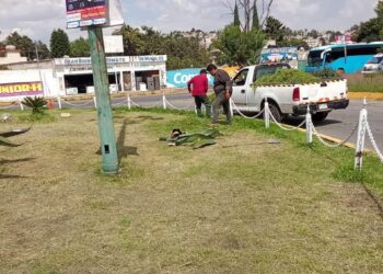 Ayuntamiento de Totolac realiza trabajos de imagen urbana