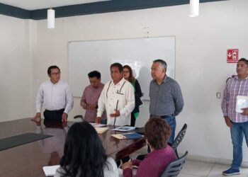 Encabeza Edil Municipal: Ing. Benjamín Atonal Conde, primera mesa de trabajo con directivos de instituciones educativas