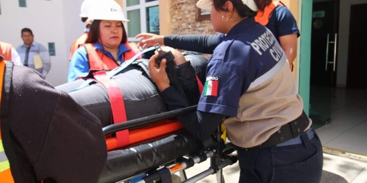 Gobierno Municipal de Totolac participa en el macro simulacro nacional del 19 de septiembre