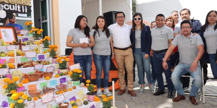 Con gran participación se lleva a cabo primer concurso de ofrendas en Totolac