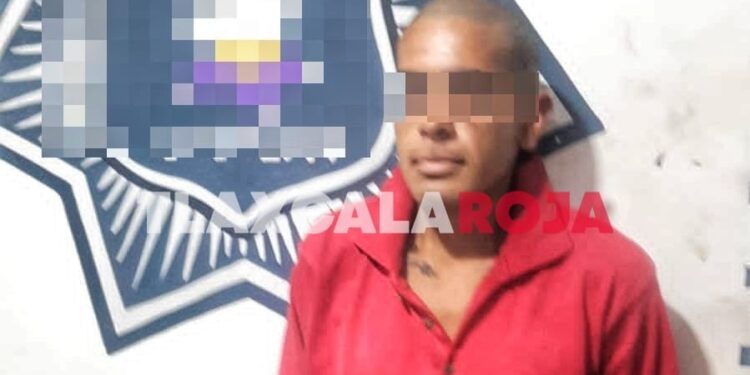 Detienen a presunto ladrón en Tlamahuco, Totolac