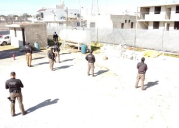 LA PFM CUMPLIMIENTÓ ORDEN DE CATEO EN MATERIA DE HIDROCARBUR EN SAN PABLO DEL MONTE TLAXCALA