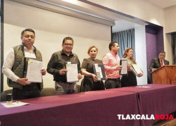Signan convenio la Coeprist y 20 Ayuntamientos en Tlaxcala
