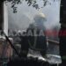 Se incendia vivienda en Acxotla del Río, Totolac