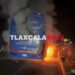 Se incendia autobús de ADO en Cuapiaxtla, Tlaxcala