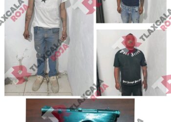 🚨 ¡Cae banda de asaltantes en Cuapiaxtla, Tlaxcala! 🚨Tres sujetos, Felipe N., Emmanuel N. y Aldo N., fueron detenidos en flagrancia tras asaltar un tráiler en la carretera México–Veracruz. Gracias a la rápida acción del C5i Tlaxcala y la Policía Municipal, se recuperó el vehículo y se aseguró un arma de fuego con 6 cartuchos. 🔫Los implicados, originarios de Tequexquitla, ya están a disposición del Ministerio Público. La investigación continúa para esclarecer su posible relación con otros robos. 🕵️‍♂️