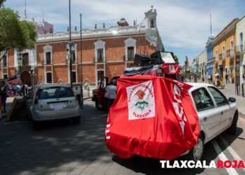 Marcha Movimiento de Bases Magisteriales en Tlaxcala