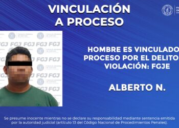 HOMBRE ES VINCULADO A PROCESO POR EL DELITO DE VIOLACIÓN: FGJE