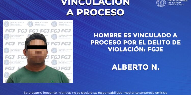 HOMBRE ES VINCULADO A PROCESO POR EL DELITO DE VIOLACIÓN: FGJE