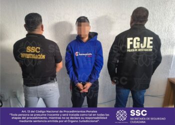 EN UN TRABAJO COORDINADO, SSC Y FGJE CUMPLIMENTAN ORDEN DE APREHENSIÓN
