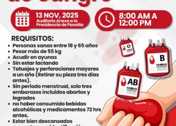 EN PANOTLA, DONAR SANGRE ES UN ACTO DE VIDA