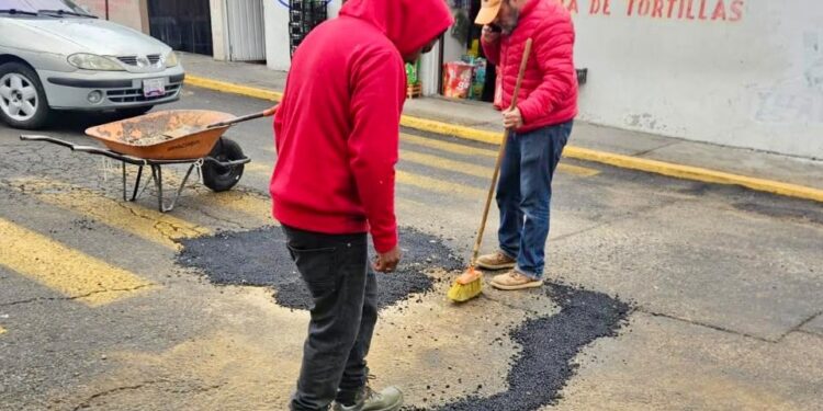 Más Territorio mejora vialidad en Avenida Tlapancalco