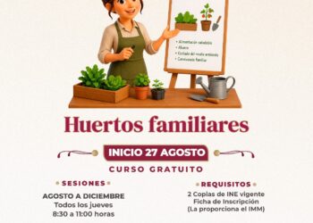 AYUNTAMIENTO DE TLAXCALA INVITA A APROVECHAR LOS ÚLTIMOS LUGARES PARA EL CURSO GRATUITO SOBRE HUERTOS FAMILIARES