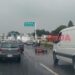 Se registra derrape de motociclista antes de llegar a Galerías Tlaxcala.